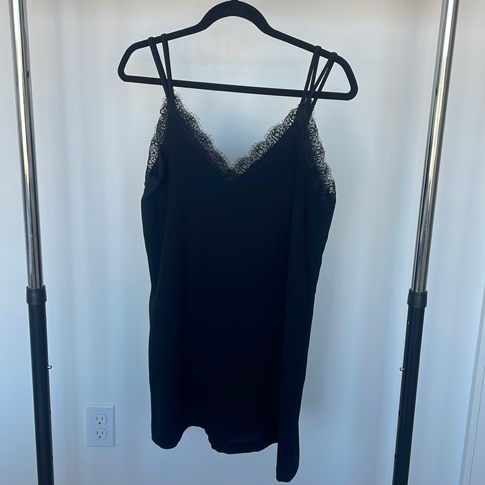 Black lace dress
